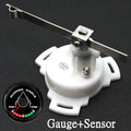 52mm 0-190ohm Waterproof Boat Marine Rudder Angle Indicator With Rudder Angle Sensor 7 color Backlight for Car Truck 12V/24V