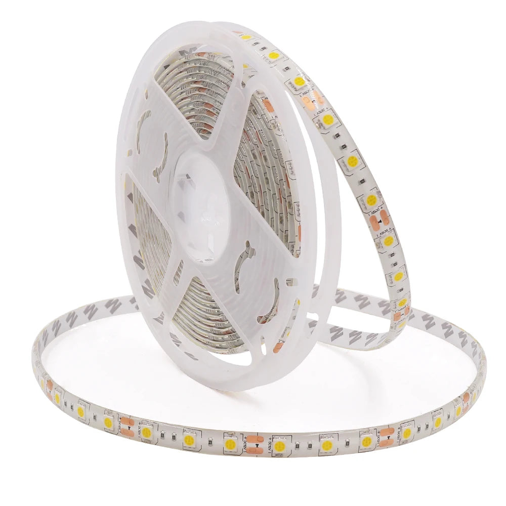 DC 12V Led Strip SMD 5050 5054 2835 Waterproof 6000K 4000K 3000K 60 120 240Leds/m Flexible LED Ribbon Tape Light Strip Lamp 5m
