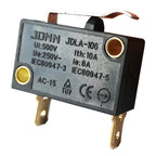 JDNN JDLA-106 Straight Long Lever Bend Long Arm Micro Switches Microswitch 80A 250V 2 Pins, 2-Pack