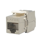 Keystone CAT 6A RJ45 Shielded FTP Zinc Alloy Slot CAT.6A Jack Modules CAT6A LAN Coupler Socket For 10GB Network