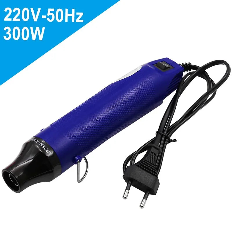 DIY Tool Heat Gun 1pc 220V Using Heat Gun Electric Power Tool Hot Air 300W Temperature Gun with Supporting Seat Shrink