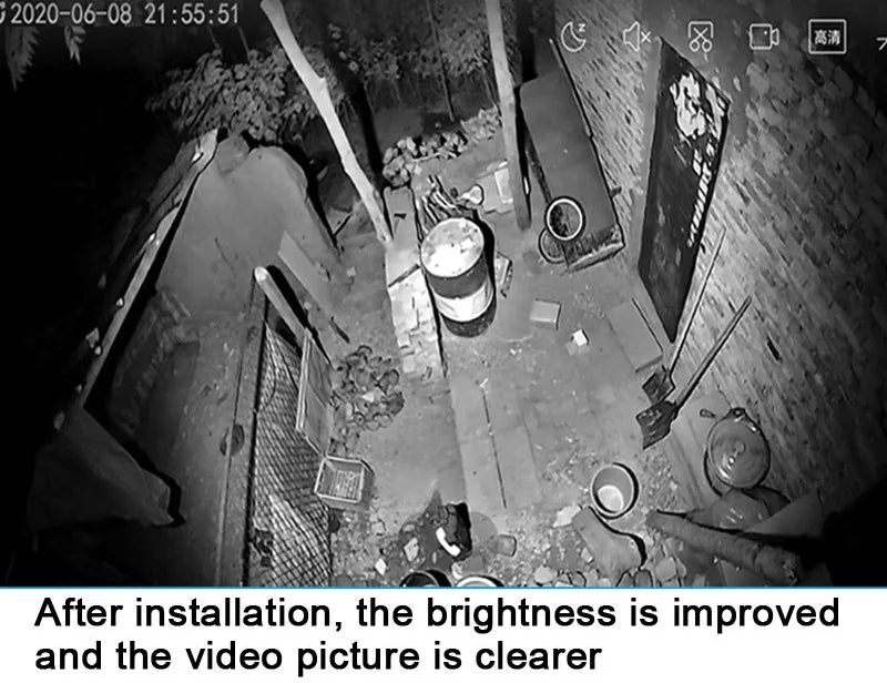 940NM Invisible Illuminator 60M IR Distance 8Array LEDs Infrared Waterproof Night Vision For CCTV Camera 90/60/45/30/15/9 Degree
