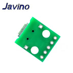 10pcs Micro USB To DIP Adapter 5pin Female Connector Module Board Panel Female 5-Pin Pinboard B Type PCB 2.54 MM
