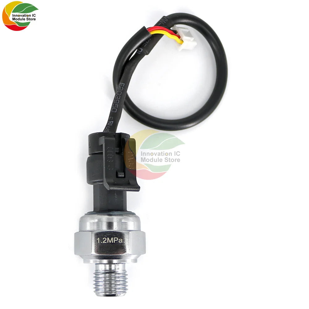 5V G1/4 0-1.2 MPa Pressure Sensor Transmitter for Non-Corrosive Water/Oil/Gas Pressure Sensor Module 1/4" Diameter for Arduino