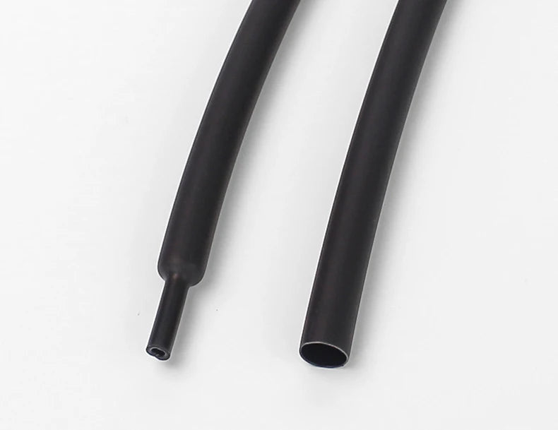 10 METER/LOT BLACK 1/2/3/4/5/6/8/10/10/12/14/16/18/20mm Heat Shrink Tubing Flame Retardant Tube Kit Insulation Tubing Wire Cable