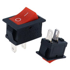 KCD11-101 3A/6A 250V 6A/10A 125V 10*15mm 21*15mm SPST 2PIN ON/OFF G130 Boat Rocker Switch Car Dash Dashboard Truck KCD1 switch