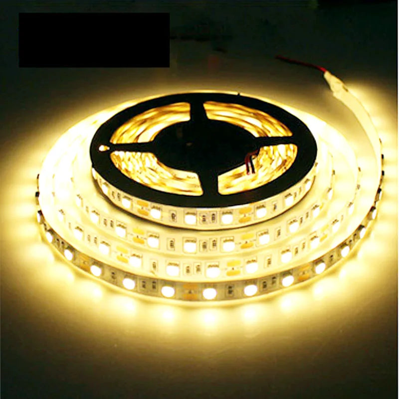 LED Strip Lights 12V Waterproof 60Leds/M Flexible Home Decoration Bar Lighting Replace SMD 3528 5050 5630 5730 LED Tape