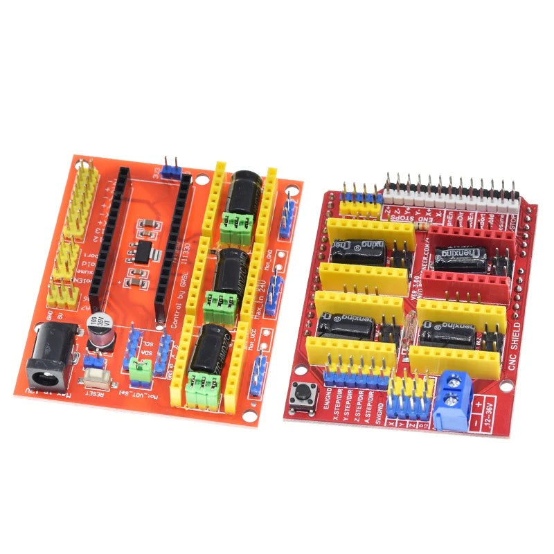TZT 1/3PCS New CNC Shield V4 shield V3 Engraving Machine / 3D Printer / A4988 Driver Expansion Board for arduino Diy Kit