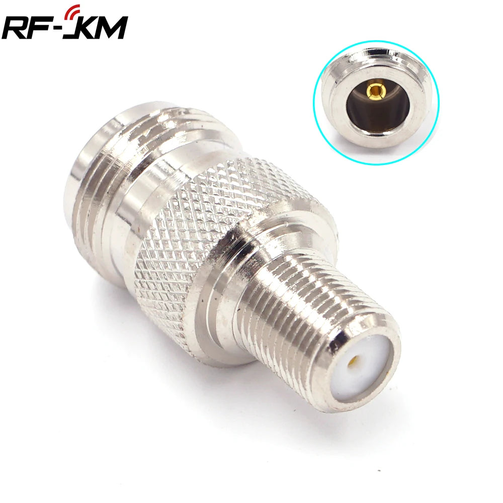 N Type Female to F Female RF Coaxial Adapter Connector