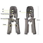 RJ45 Network Cable Crimper 8P6P4P Three-Purpose Tester Ratchet Tool Squeeze Crimping Wire Network Pliers