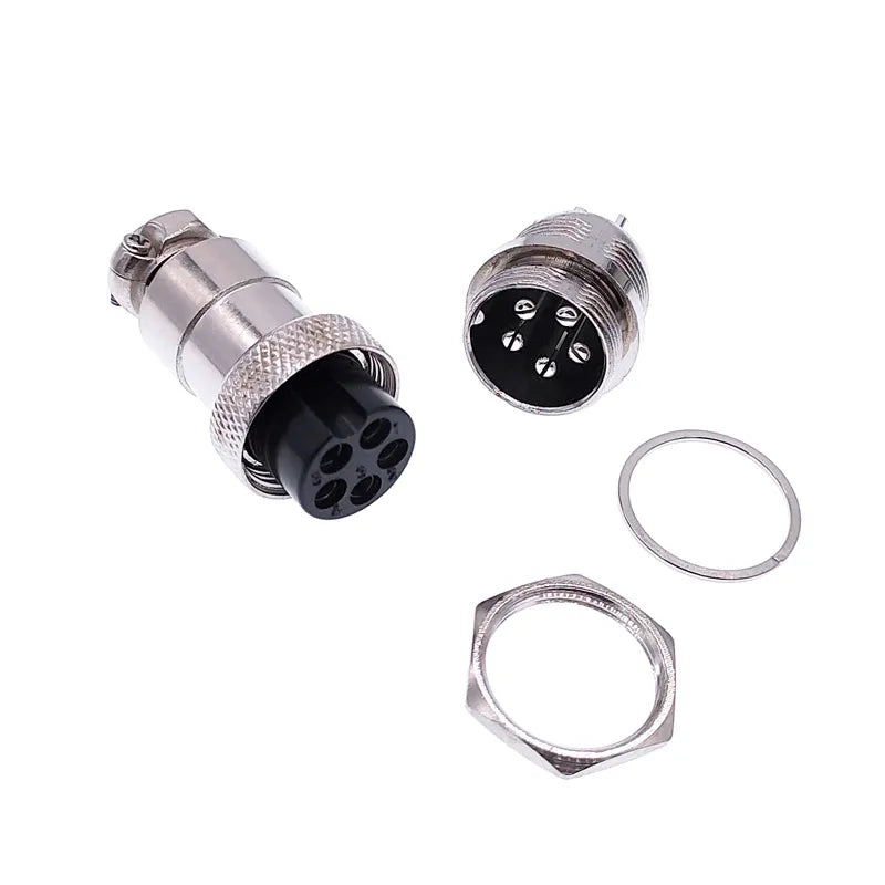 10Set Metal Connectors GX20 2-Pin Circular Female Male 3-Core 4-Core Aviation Plug Quick Plug Cable Connector