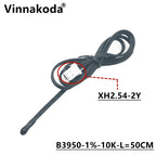 1PCS NTC Thermistor Temperature Sensor B3950 10K 1% Air Probe Air Conditioning Probe 20/35/50CM 1/2M