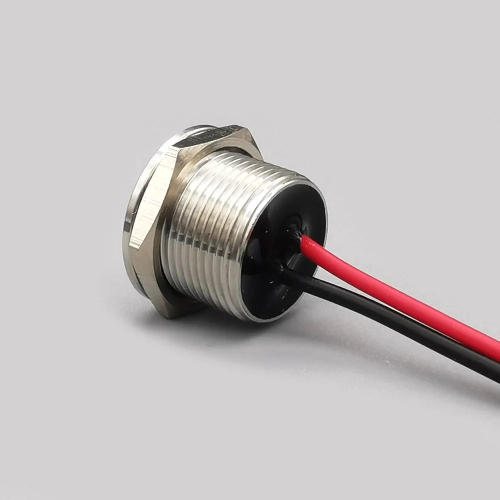 Stainless Steel Waterproof Piezo Touch Switches 16mm 19mm 22mm 25mm Normal Open Capacitive Momentary Push Button