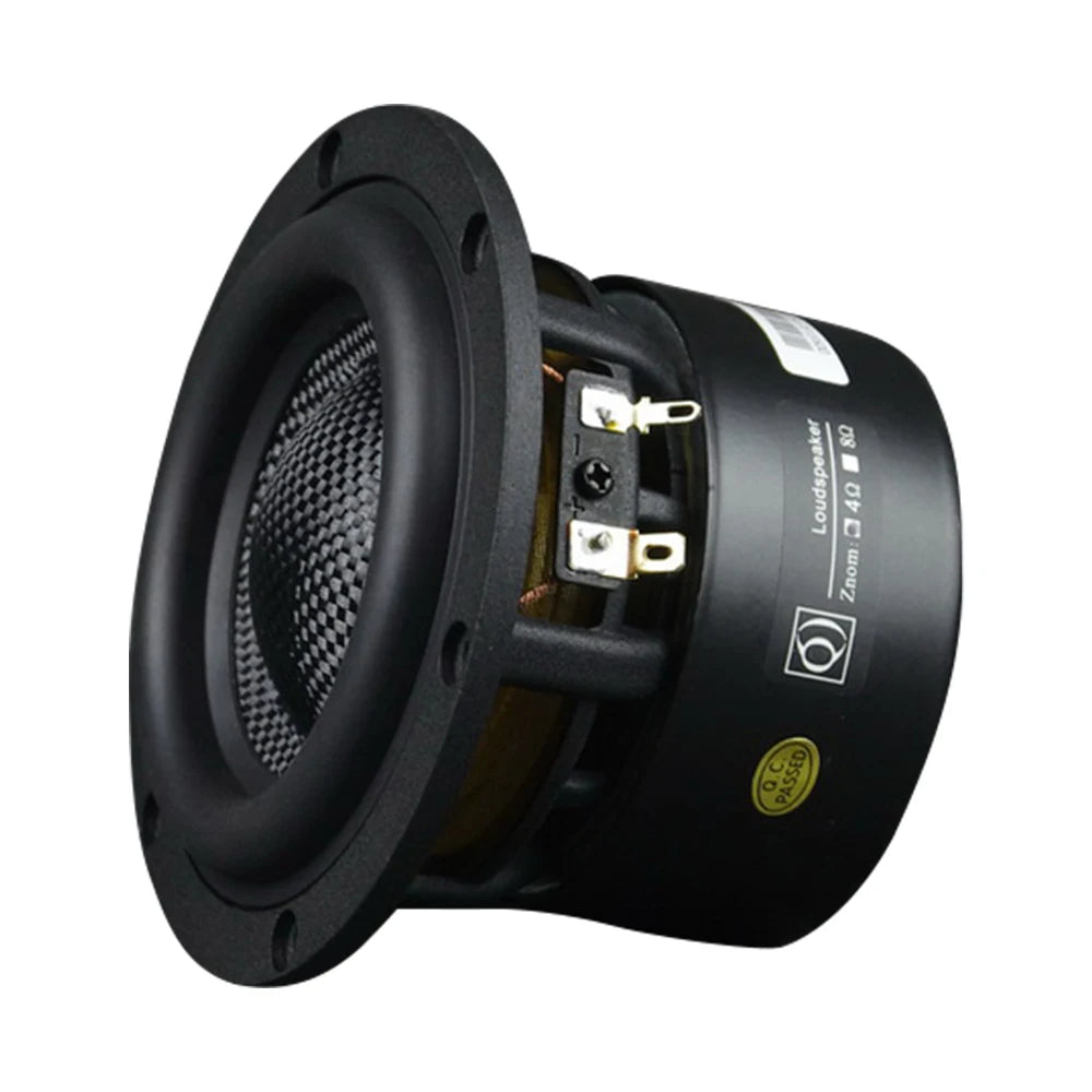 AIYIMA 1Pcs 4 Inch Subwoofer Speaker HiFi Home Theater Glass Fiber Cone Audio Speaker 4 8 Ohm 80W Loudspeaker