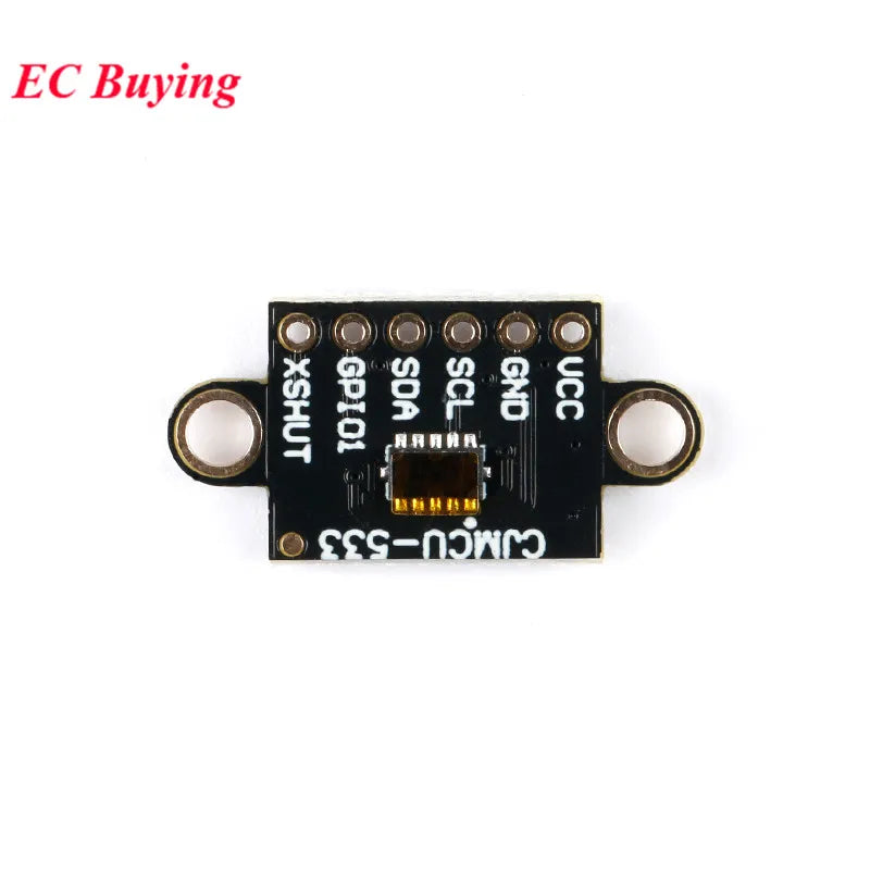 1-10Pcs VL53L0X V2 VL53L1X VL53L3CX VL53L4CD VL6180X  VL53L8CX VL53L7CX Time-of-Flight ToF Laser Ranging Sensor Module IIC