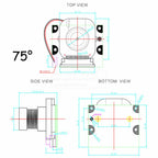 OV5647 Camera for Raspberry PI 4B 3B+ B Type Large Lens 75 175 Degree Night Vision Automatic Switching IR-CUT HD 5MP 1080P