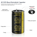 2Pcs JCCON Audio Electrolytic Capacitor 25V 35V 63V 100V 200V 250V 400V 450V 6800UF 10000UF 22000UF For Hifi Amplifier Low ESR