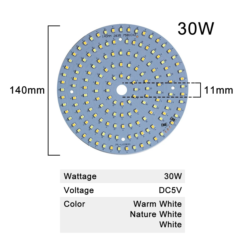 DC5V Dimmable LED Chips 5730 SMD LED Lamp 5W 6W 10W LED Light Beads White Warm White DIY Light Adjustable LED Bulb USB Dimmer