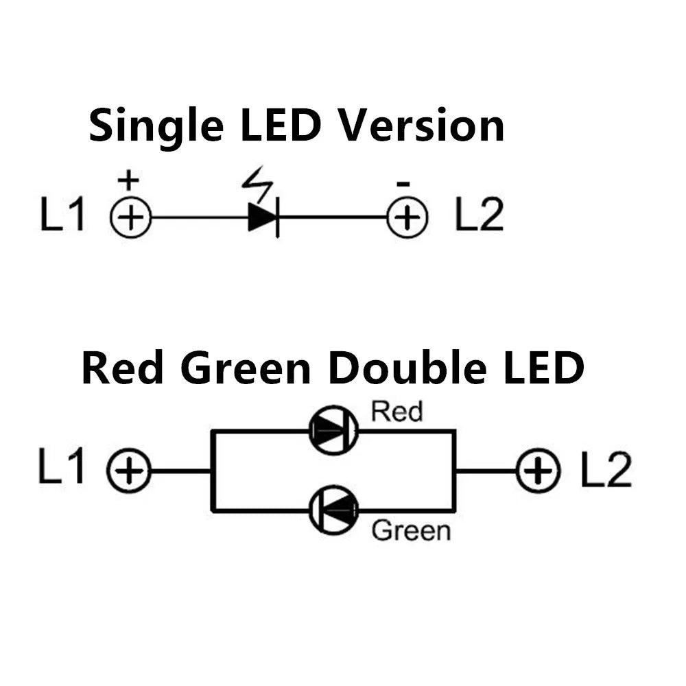 Honyone TS6-A Series Round Top 10mm Cap With LED 6+2 Pin DPDT PCB Mount Mini Push Button Switch