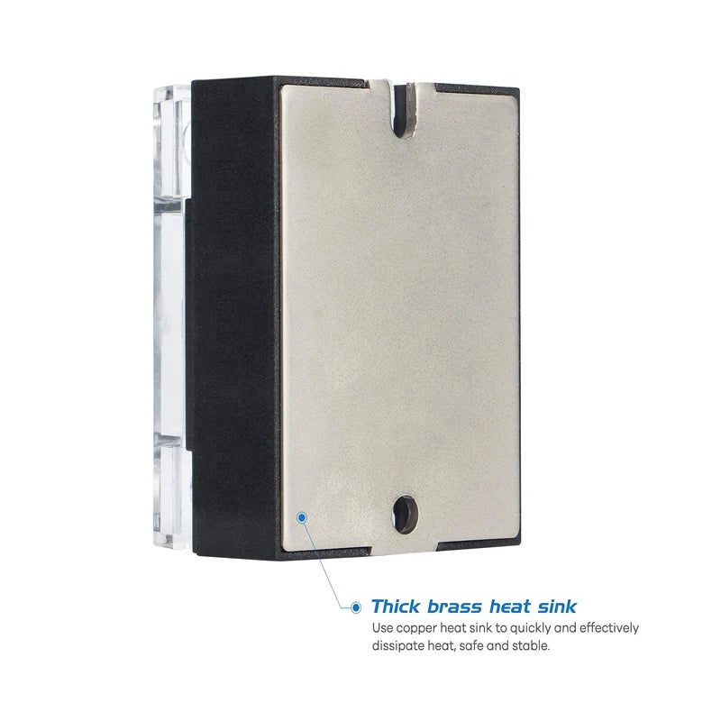 CG SSR-40VA  24-480VAC 40A Single Phase Solid State Relay Resistance Voltage Regulator with Heat Sink and Potentiometer A Knob
