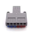 Wire Connector Mini Fast Universal Wiring Electrical Cable Conector LED Lamp Push In Terminal Block 222 SPL-62 SPL-42 Splic
