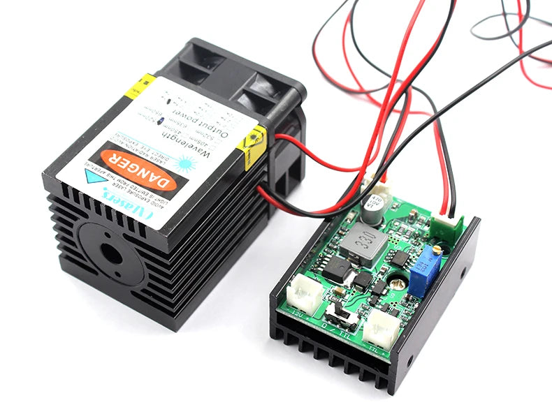Oxlasers High Power 1W 1000mW 520nm Green Laser Module Laser Bird Repeller Ddiode Lasers with Cooling Fan Long Duty Cycle