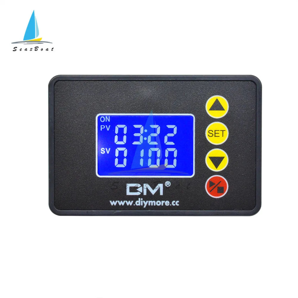 1.37 inch LCD Display Microcomputer Time Controller Programmable Digital Time Delay Relay 12V 24V 110V 220V LED Digital Relay