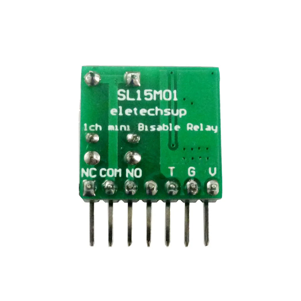 DC 12V 2A Mini 1ch Bistable Self-locking Relay Module Flip-Flop Latch Switch Board for LED Motor Solenoid Valve