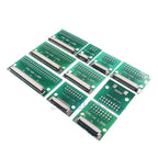 20 pcs FPC FFC 15 PIN 1.0 mm Pitch Connector SMT Adapter to 2.54 mm Space 1.00 inch Pitch through Hole DIP PCB Adapter Solder