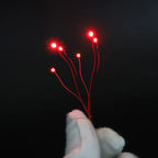 100Pcs Wired Led SMD Lamp 0402 0603 0805 1206 0201 LED Pre-Soldered Micro Litz Leads Wires 20cm For Railway Landscape Lighting