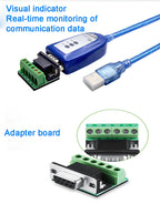USB To 485 422 Serial Cable Industrial Grade RS485 To USB Communication Converter To 485 Module