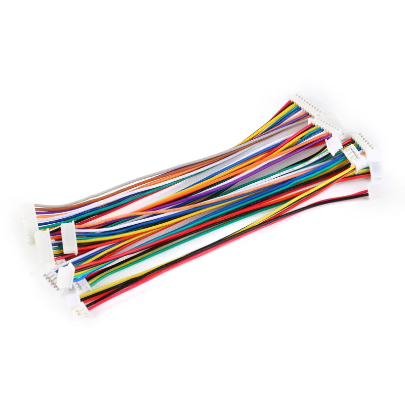 5Pcs JST 1.25mm 1.25 Female Plug Wire Cable Connectors Double Head JST Pitch 1.25 2 Pin 3 Pin 4 Pin 5 Pin 6 Pin