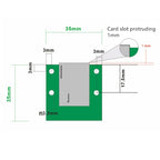 SIM Standard Cable Slot Extension Converter FPC Cable with 15cm 30cm 2FF 3FF 4FF Nano Postive size to Full Size  PCB fixed board