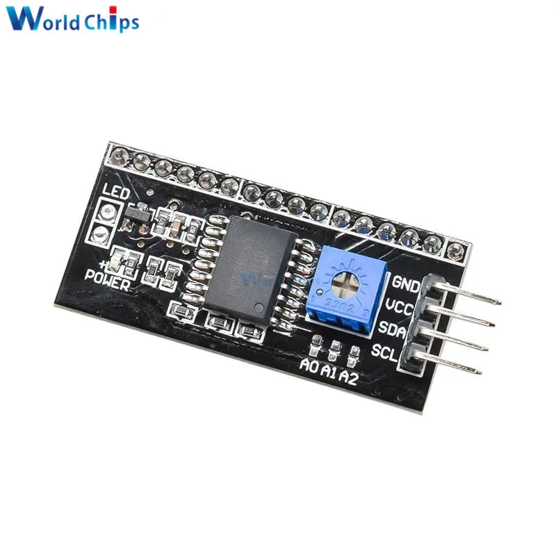 IIC/I2C/TWI/SPI Serial interface Board Module+LCD1602 1602 module Yellow screen 16x2 Character LCD Display Module 5V for arduino