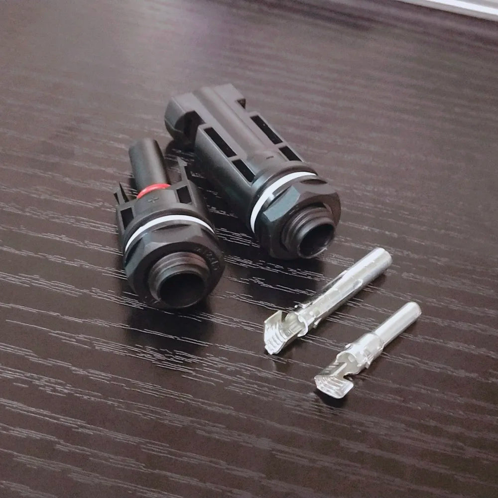 1 pair Solar Photovoltaic Connector Male Female Solar Panel Waterproof Plug and Tool For Inverter M12 Thread 1000V 30A Cable Co