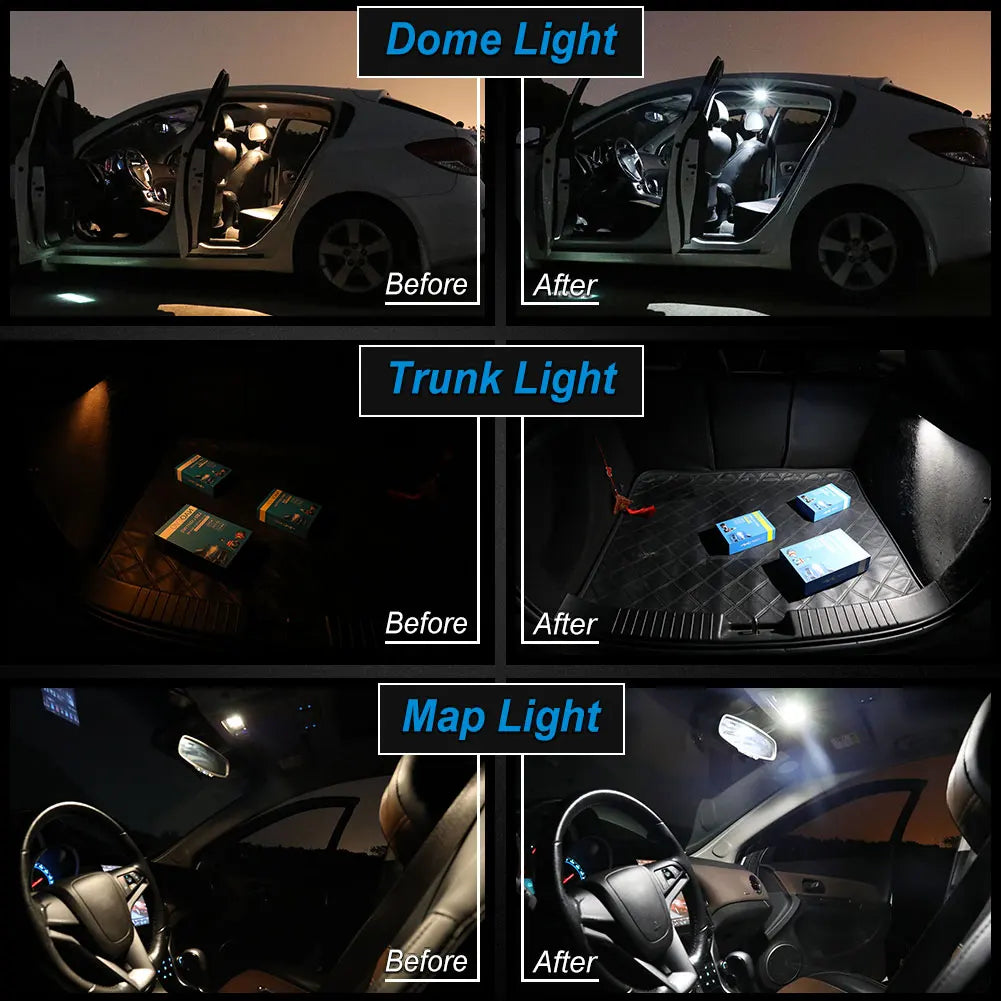 NAO C5W LED CANBUS Error Free Festoon 31mm 36mm 39mm 41mm 12V 3030 SMD C10W For Car Interior Light Reading License Plate Lamp