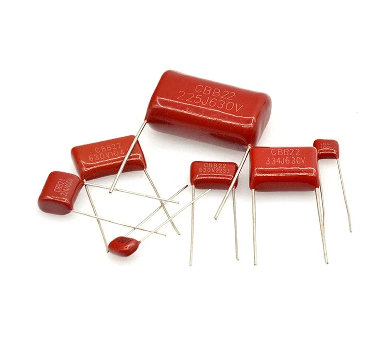 5pcs CBB Polypropylene Film Capacitor 400v225J P20mm P25mm 400v 2.2UF CBB22 225J400v