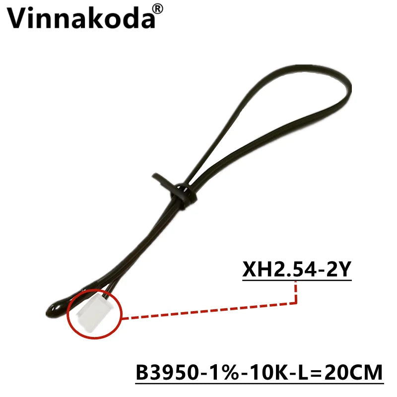 1PCS NTC Thermistor Temperature Sensor B3950 10K 1% Air Probe Air Conditioning Probe 20/35/50CM 1/2M