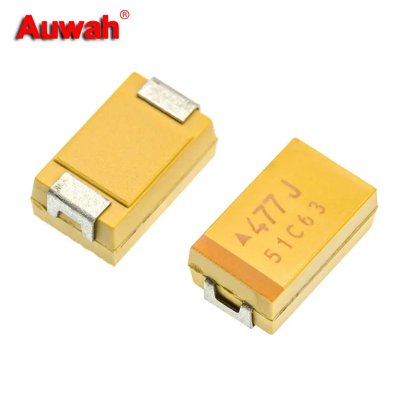 5pcs 470uF 6.3V 7343 Type D SMD Tantalum capacitor TAJD477K006RNJ 477J New original