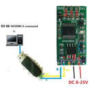 4-20MA to RS485 2 Channel DC 12V 0-25MA Analog Acquisition Module 12Bit ADC Board Modbus RTU PLC