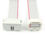 1pcs 2.54mm Pitch DC3 IDC FC Female To Male 10/14/16/20/26/30/34/40/50/64 Pin Connector Flat Ribbon Data Cable 10CM 20CM 30CM