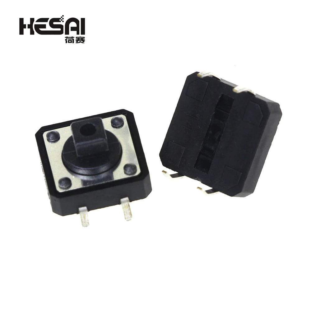 100Set Keycap Tactile Push Button Switch Momentary 12*12*7.3MM Micro Switch Button arduino Assorted Kit For Arduino Raspberry Pi