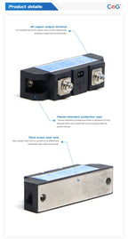 CG 120A 150A 200A DC to AC Industrial SSR High Current Power Heat Sink Aluminum Radiator Industrial Series DA Solid State Relay