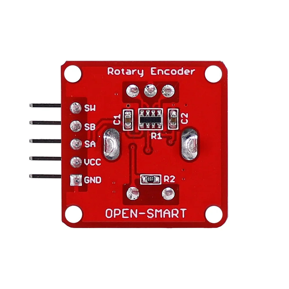 OPEN-SMART EC11 Rotary Encoder Module 360 Degree Incremental Pulse Potentiometer Volume Control Knob with Button for Arduino