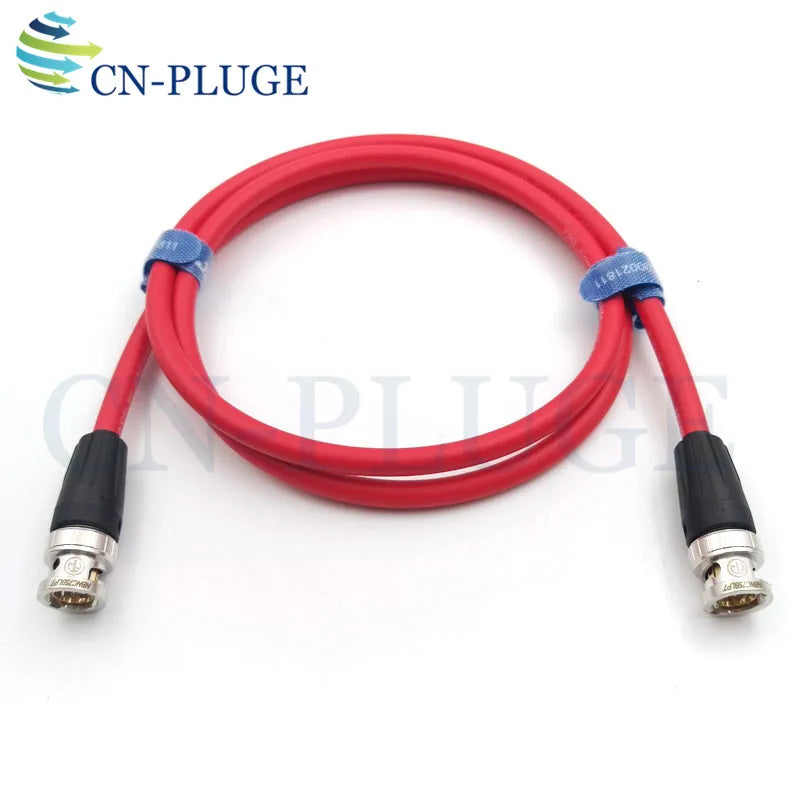 BNC plug to  BNC plugs  , SDI pigtail. Camera RF coaxial cable,  Canare LV-61S 75ohm camera video signal SDI transmission line