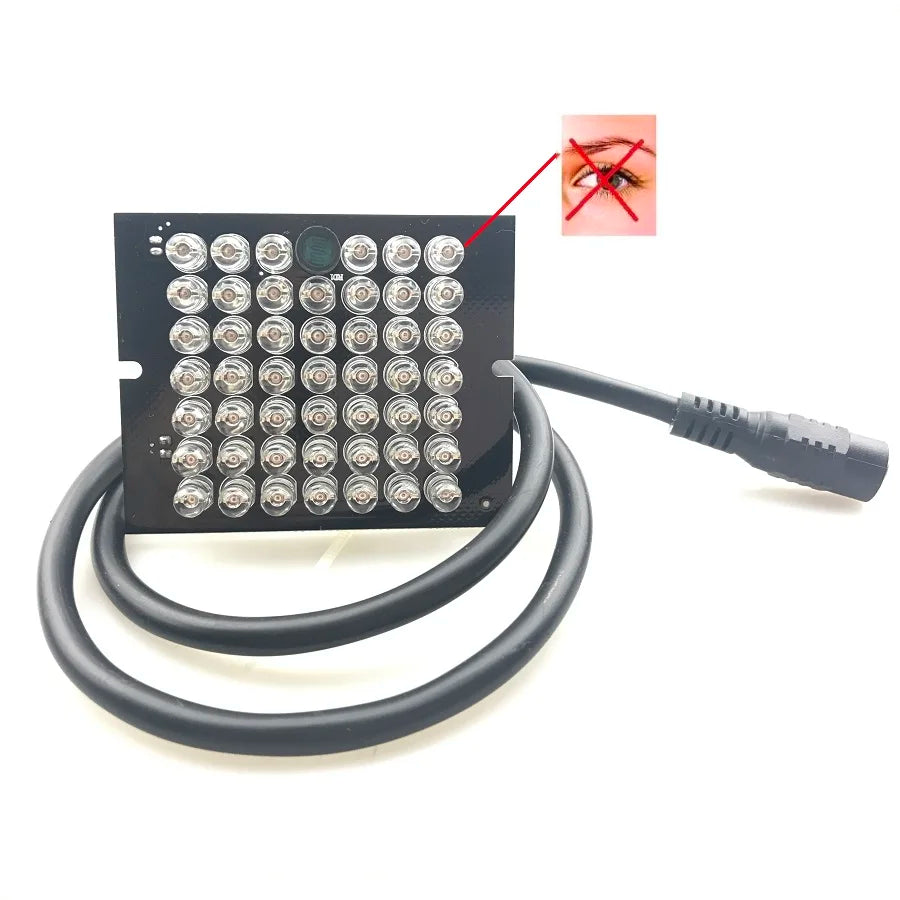 940nm IR Infrared Light LED Board illuminator Night Vision 48 IR LED  CCTV Fill Light