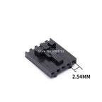 10/5sets MX2.54mm Dupont Connector 2/3/4/5/6 Pin Single Row Straight & Right Angle Pin Header Housing Crimp Terminal with Buckle