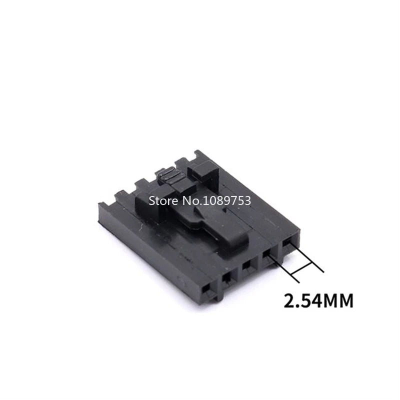 10/5sets MX2.54mm Dupont Connector 2/3/4/5/6 Pin Single Row Straight & Right Angle Pin Header Housing Crimp Terminal with Buckle