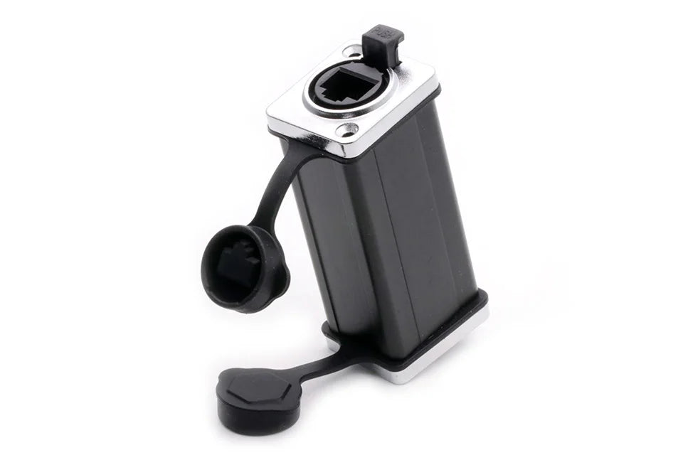 1pc New Arrival Waterproof Network Connector RJ45 Ethernet Connector Female Panel Mount Sockets IP65 Level