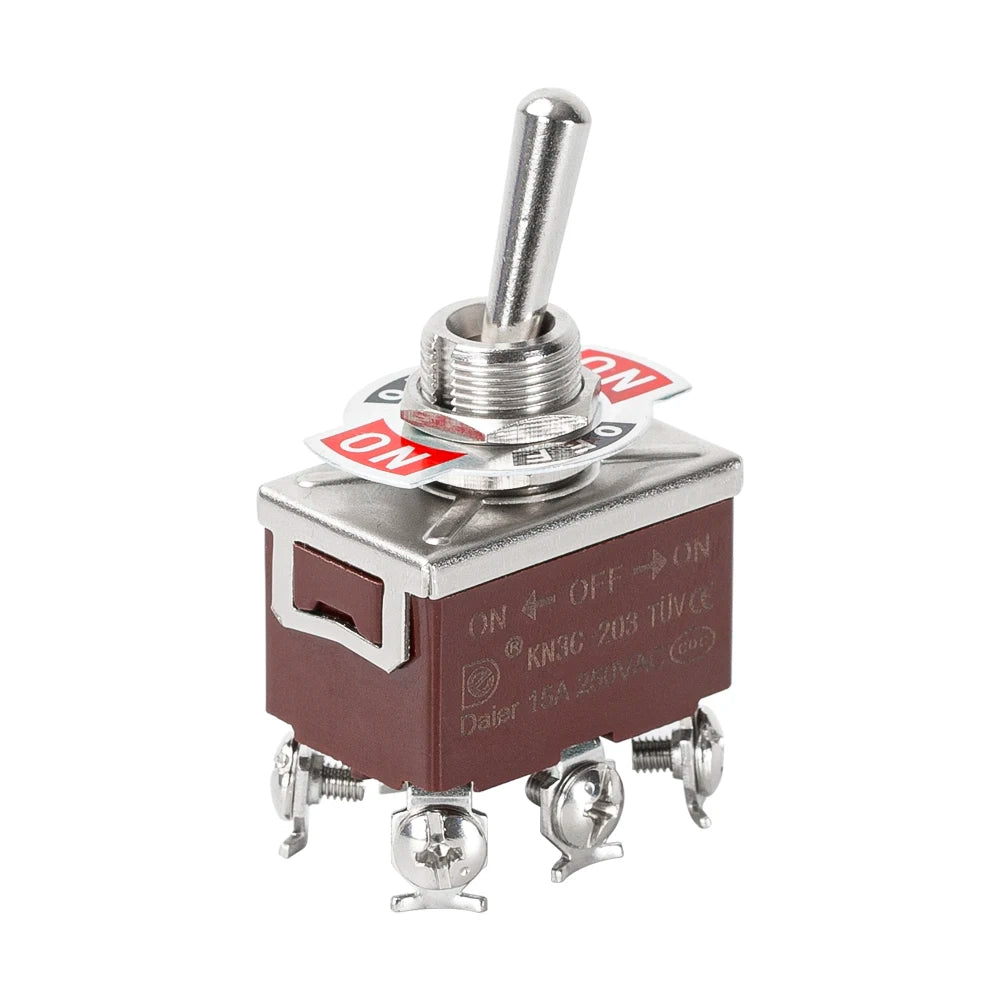 1PC 12V DC 30A 2 Pin SPST Toggle Switch Latching/Momentary On Off for Auto Car Marine Boat - Automotive Electrical Accessory